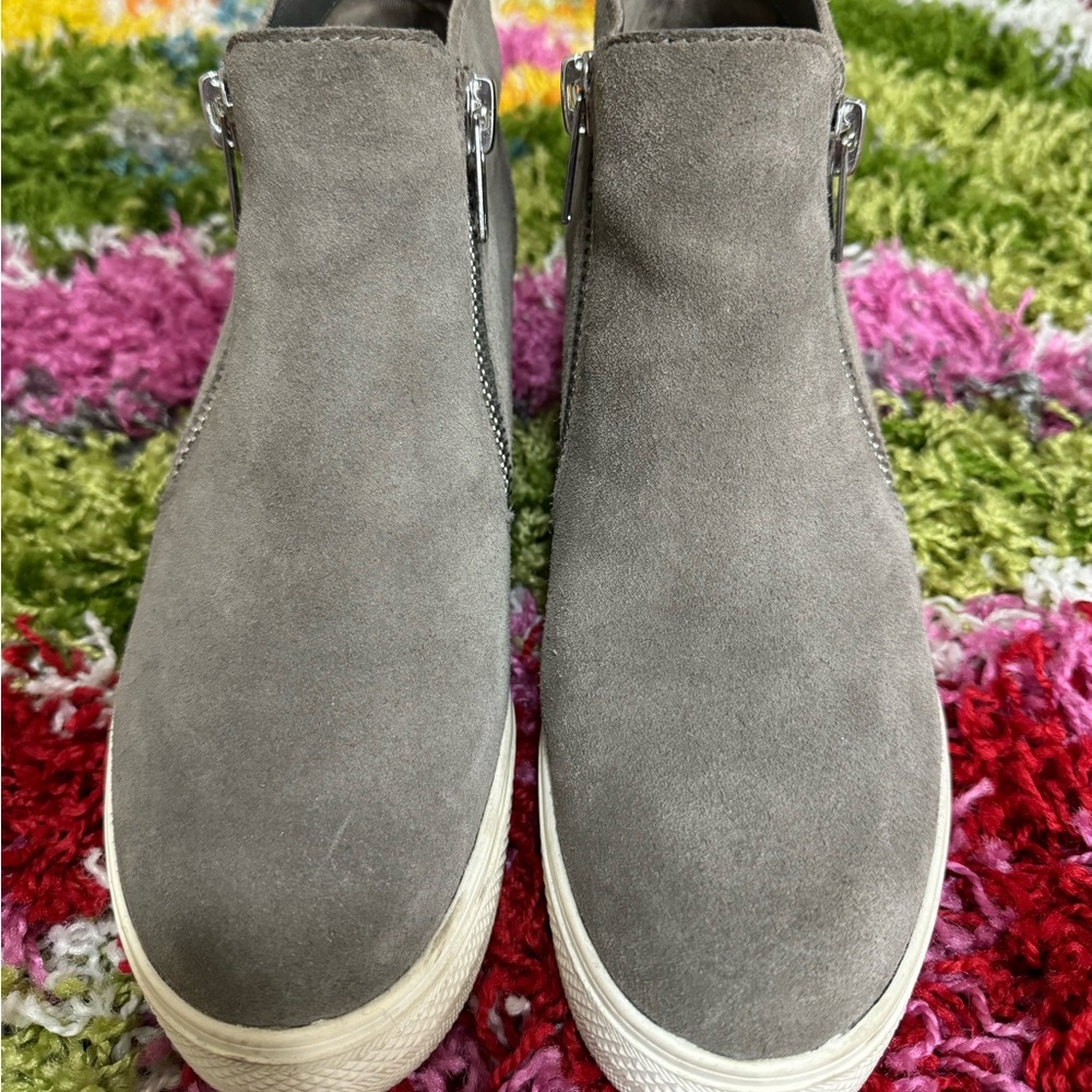 Steve Madden Grey Wedgies